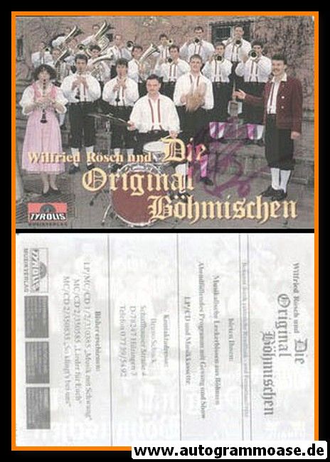 Autogramm Volksmusik | DIE ORIGINAL BÖHMISCHEN | 2000er (Portrait Color)