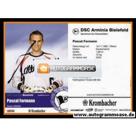 Autogramm Fussball | DSC Arminia Bielefeld | 2005 | Pascal FORMANN