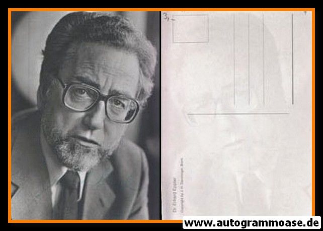 Autogramm Politik | SPD | Erhard EPPLER | 1980er (Portrait SW)