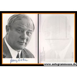 Autogramm Politik | SPD | Georg LEBER | 1970er Druck (Portrait SW)