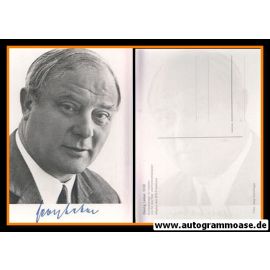 Autogramm Politik | SPD | Georg LEBER | 1970er Druck (Portrait SW) Darchinger