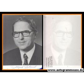 Autogramm Politik | SPD | Gottfried GURLAND | 1970er Foto (Portrait SW) 
