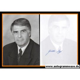 Autogramm Politik | Günter ZÄPPE (?) | 1990er Foto (Portrait SW)