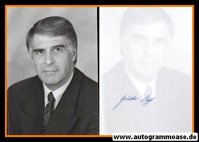 Autogramm Politik | Günter ZÄPPE (?) | 1990er Foto (Portrait SW)