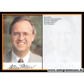 Autogramm Politik | SPD | Hans EICHEL | 1990er (Portrait Color) 1