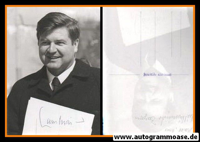 Autogramm Politik | CSU | Hans MAIER | 1980er (Portrait SW)