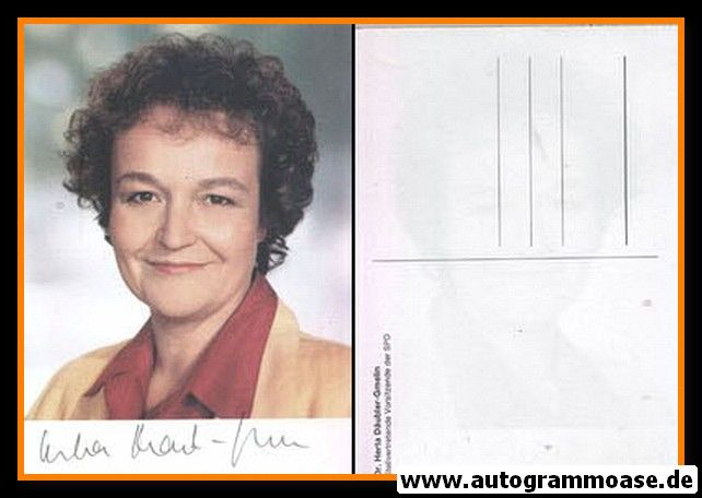 Autogramm Politik | SPD | Herta DÄUBLER-GMELIN | 1990er (Portrait Color) 1