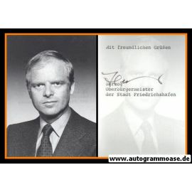 Autogramm Politik | CDU | Martin HERZOG | 1980er Foto (Portrait SW)