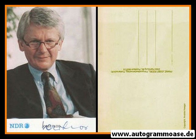 Autogramm TV | NDR | Jobst PLOG | 1990er (Portrait Color Rüdel)