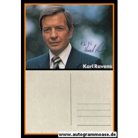 Autogramm Politik | SPD | Karl RAVENS | 1980er (Portrait Color)