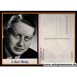 Autogramm Politik | SPD | Lauritz LAURITZEN | 1960er Druck (Portrait SW)