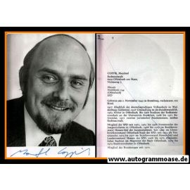 Autogramm Politik | SPD | Manfred COPPIK | 1980er (Lebenslauf)