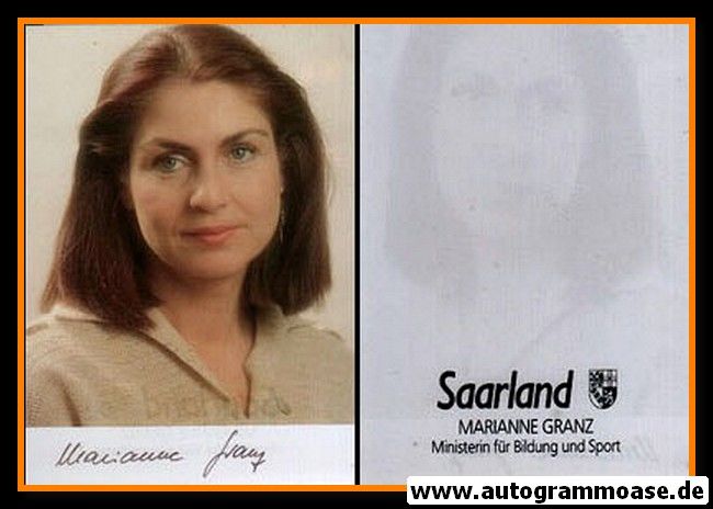 Autogramm Politik | SPD | Marianne GRANZ | 1990er (Portrait Color)