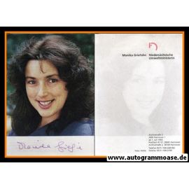Autogramm Politik | SPD | Monika GRIEFAHN | 1990er (Portrait Color)