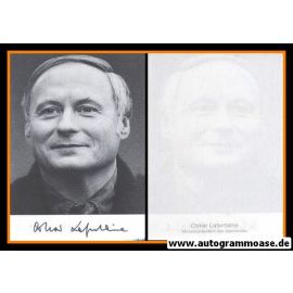 Autogramm Politik | SPD | Oskar LAFONTAINE | 1980er (Portrait SW)