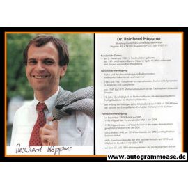 Autogramm Politik | SPD | Reinhard HÖPPNER | 1990er (Lebenslauf)