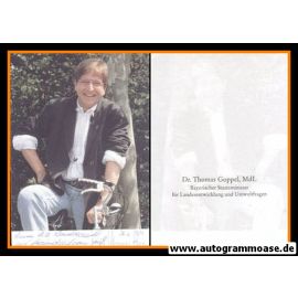 Autogramm Politik | CSU | Thomas GOPPEL | 1990er (Portrait Color)