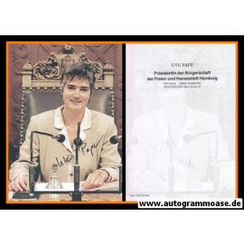 Autogramm Politik | SPD | Ute PAPE | 1990er (Portrait Color)