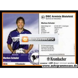 Autogramm Fussball | DSC Arminia Bielefeld | 2005 | Markus SCHULER