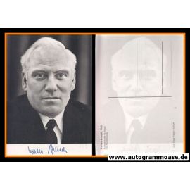 Autogramm Politik | SPD | Walter ARENDT | 1970er Druck (Portrait SW) 