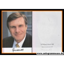 Autogramm Politik | FDP | Wolfgang GERHARDT | 1990er (Portrait Color)