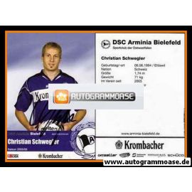 Autogramm Fussball | DSC Arminia Bielefeld | 2005 | Christian SCHWEGLER