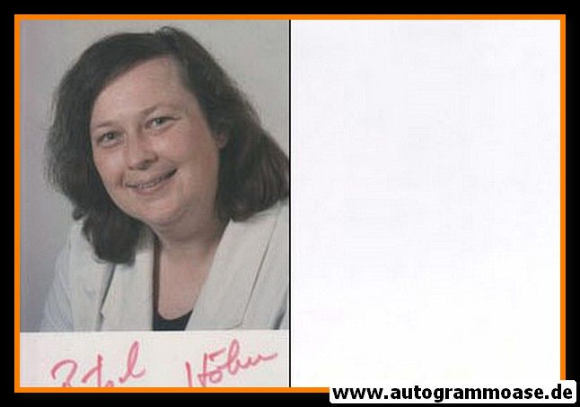 Autogramm Politik | GRÜNE | Bärbel HÖHN | 1990er Foto (Portrait Color)