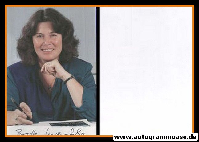 Autogramm Politik | SPD | Brigitte UNGER-SOYKA | 1990er Foto (Portrait Color)