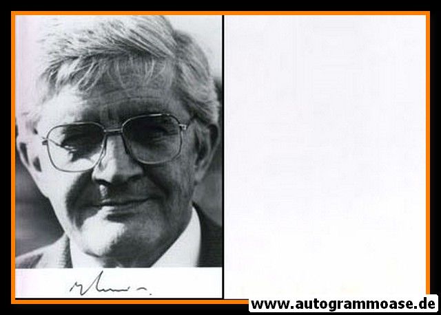 Autogramm Politik | FDP | Burkhard HIRSCH | 1980er Foto (Portrait SW)