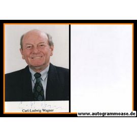 Autogramm Politik | CDU | Carl-Ludwig WAGNER | 1980er Foto (Portrait Color)