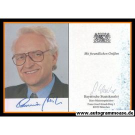 Autogramm Politik | CSU | Edmund STOIBER | 1980er (Portrait Color) 