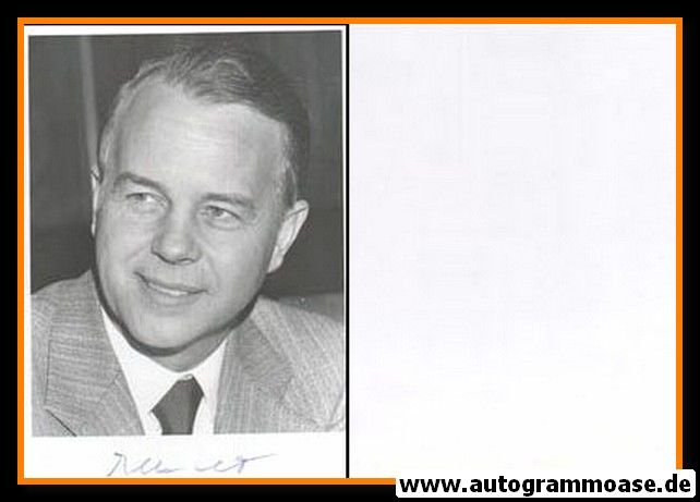 Autogramm Politik | CDU | Ernst ALBRECHT | 1980er Foto (Portrait SW)
