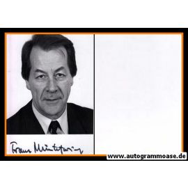 Autogramm Politik | SPD | Franz MÜNTEFERING | 1980er Foto (Portrait Color)