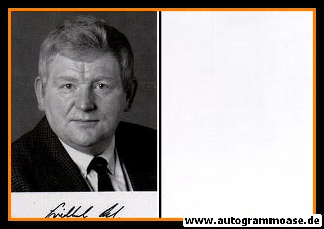 Autogramm Politik | CDU | Friedhelm OST | 1980er (Portrait SW)
