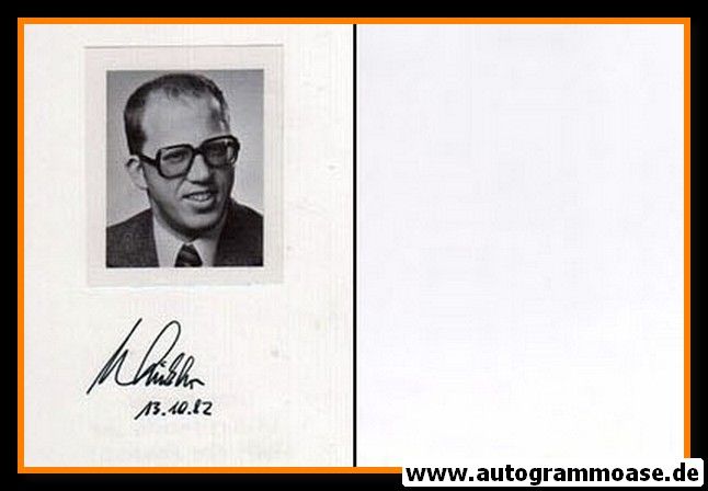Autogramm Politik | Georg WINKLER | 1980er (Autograph) OB Krumbach