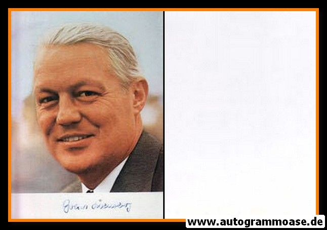 Autogramm Politik | CDU | Gerhard STOLTENBERG | 1980er (Portrait Color) 2