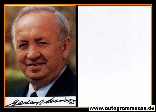 Autogramm Politik | CDU | Gerhard WEISER | 1990er (Portrait Color)