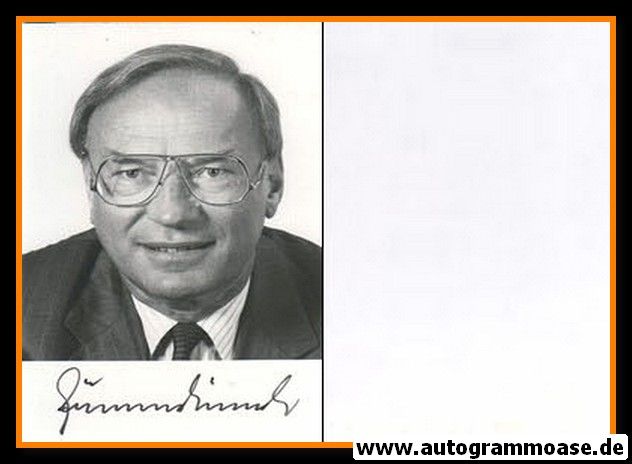 Autogramm Politik | SPD | Günther EINERT | 1980er Foto (Portrait Color)