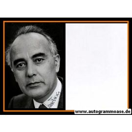 Autogramm Politik | FDP | Hans FRIDERICHS | 1980er Foto (Portrait SW)