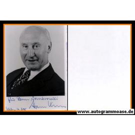 Autogramm Politik | CDU | Hans KATZER | 1970er Foto (Portrait SW)