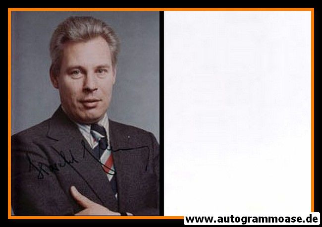 Autogramm Politik | FDP | Harald HOFMANN | 1980er Foto (Portrait Color)
