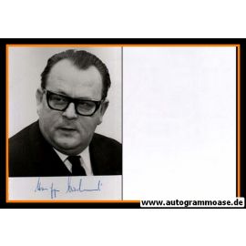 Autogramm Politik | SPD | Hans-Jürgen WISCHNEWSKI | 1960er (Portrait SW)