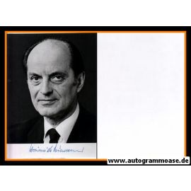 Autogramm Politik | Heinrich LIESMANN (?) | 1970er (Portrait SW)