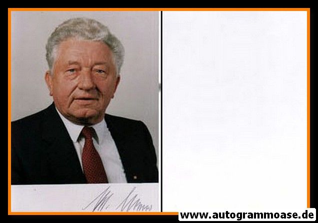 Autogramm Politik | SPD | Helmuth BECKER | 1980er Foto (Portrait Color)