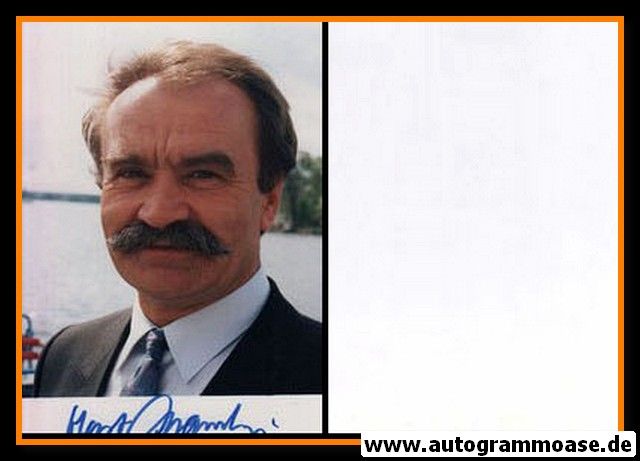 Autogramm Politik | SPD | Horst GRAMLICH | 1990er Foto (Portrait Color) OB Potsdam