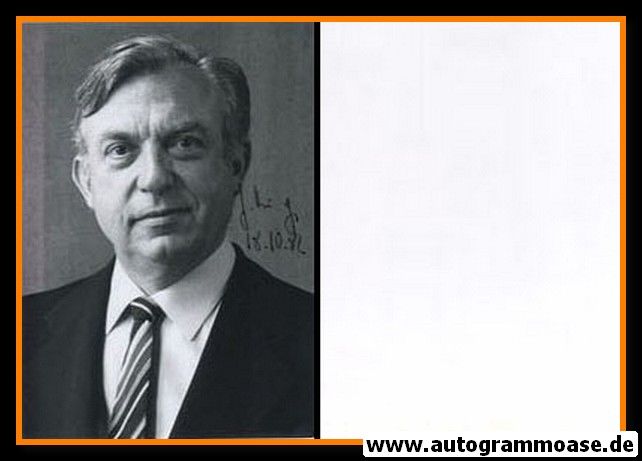 Autogramm Politik | SPD | Josef KRINGS | 1980er (Portrait SW) OB Duisburg