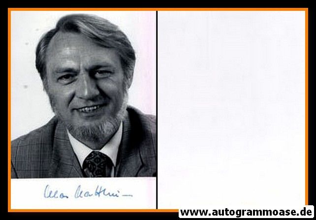 Autogramm Politik | SPD | Klaus MATTHIESEN | 1990er Foto (Portrait SW)