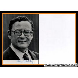 Autogramm Politik | SPD | Klaus SCHÜTZ | 1980er (Portrait SW) OB Berlin