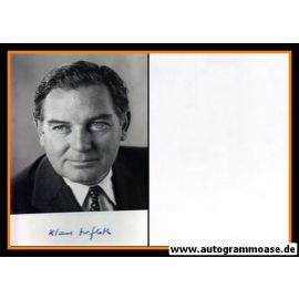 Autogramm Politik | Klaus TERFLOTH | 1980er (Portrait SW) Diplomat