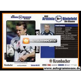 Autogramm Fussball | DSC Arminia Bielefeld | 2006 | Frank GEIDECK